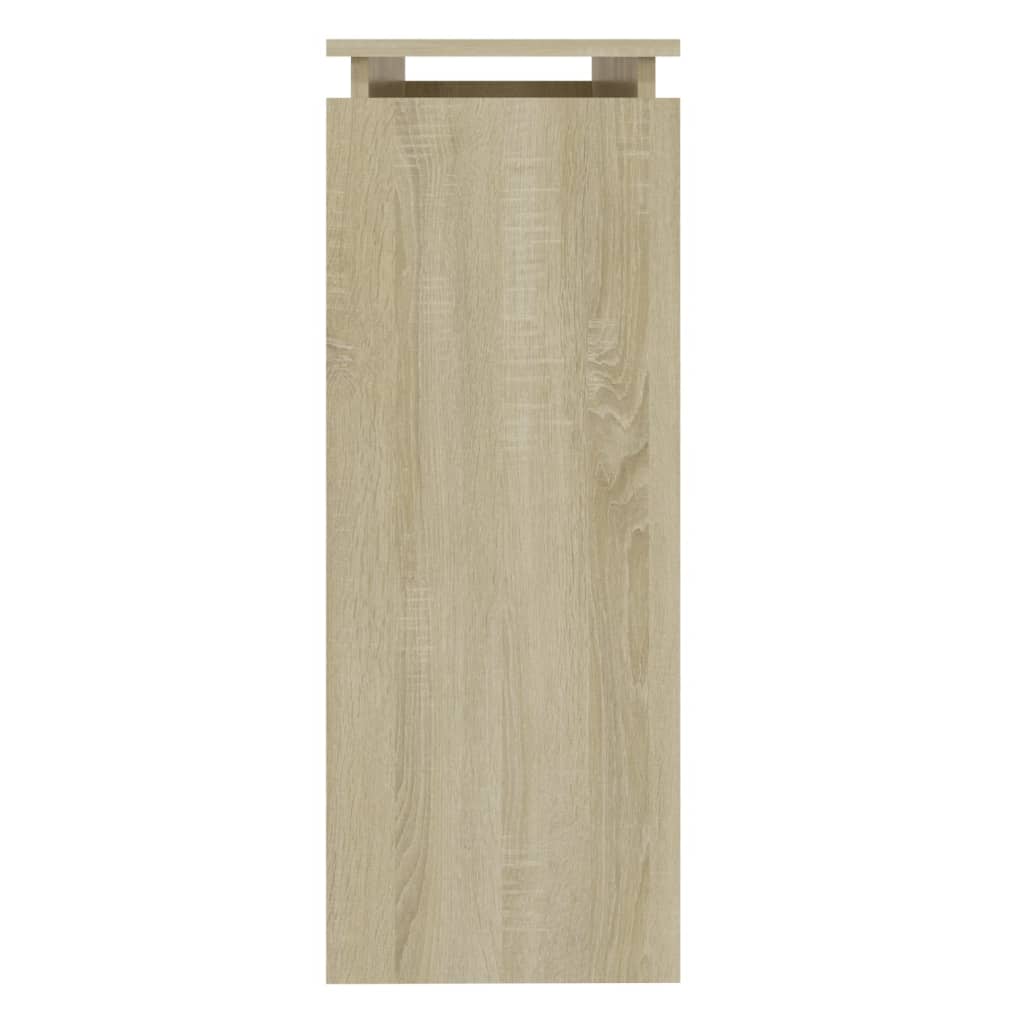 Console Table Sonoma Oak 102x30x80 cm Engineered Wood